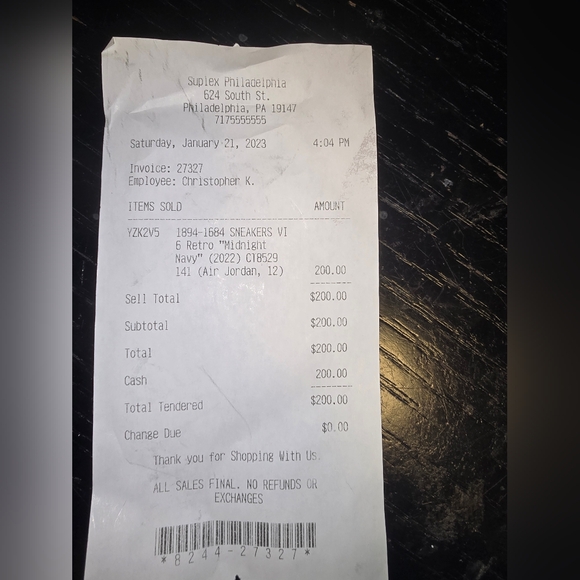 Midnight NAVY AIR JORDAN 6 ( GREAT CONDITION) - Picture 15 of 15